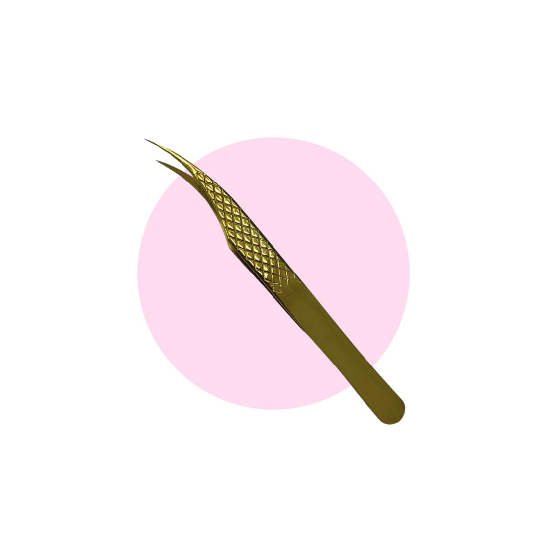 Curved Tweezers Black and Gold