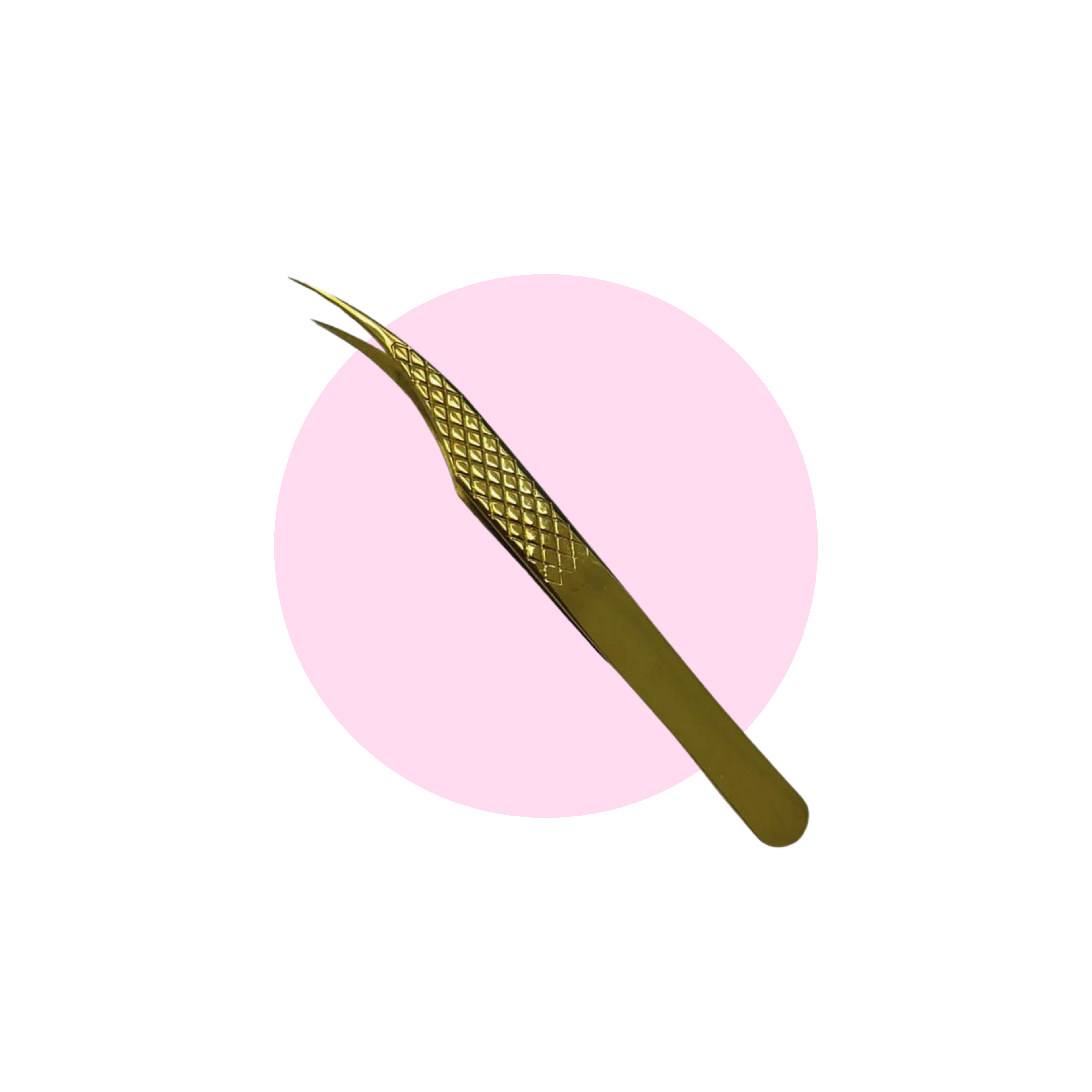 Curved Tweezers Black and Gold