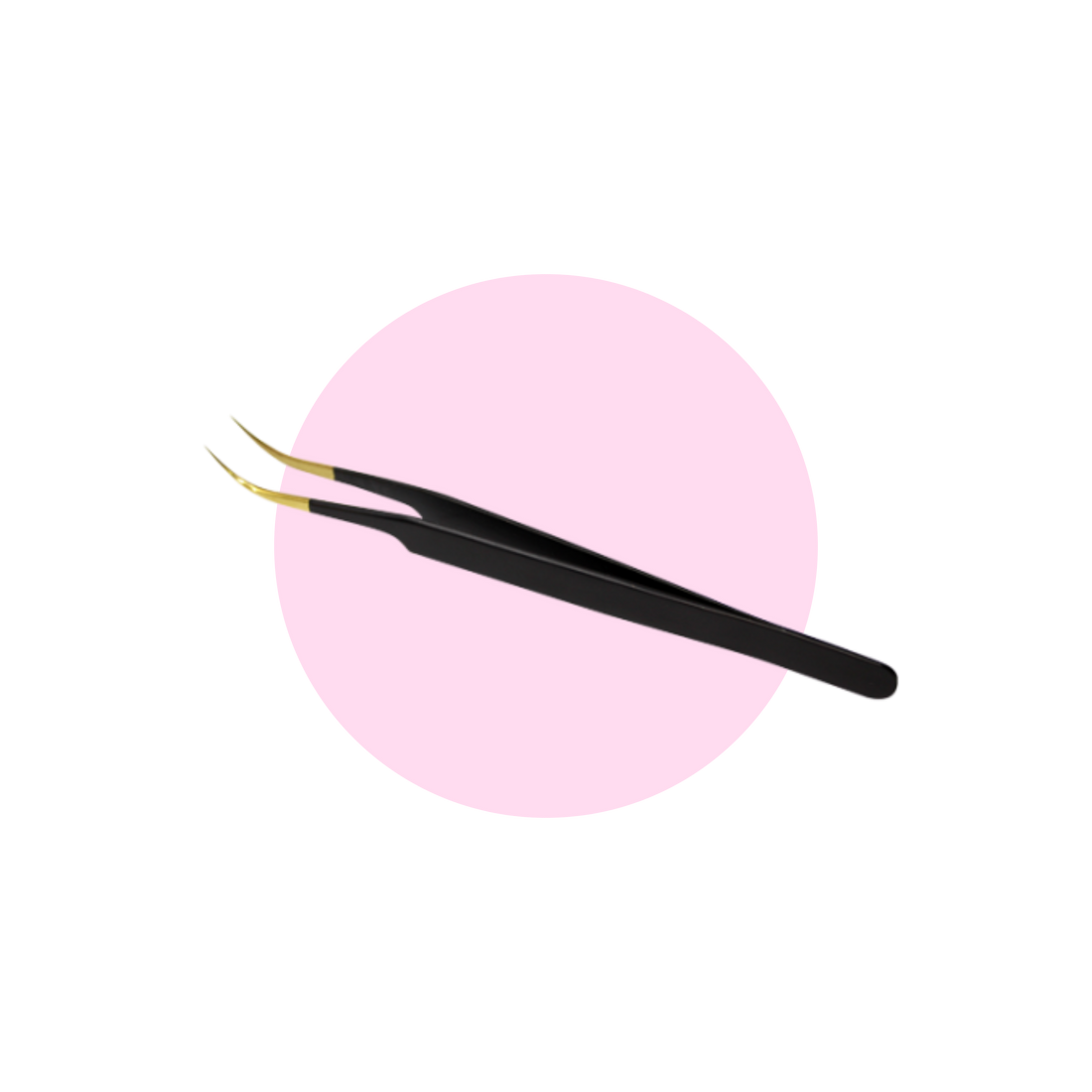 Volume Tweezers Black and Gold