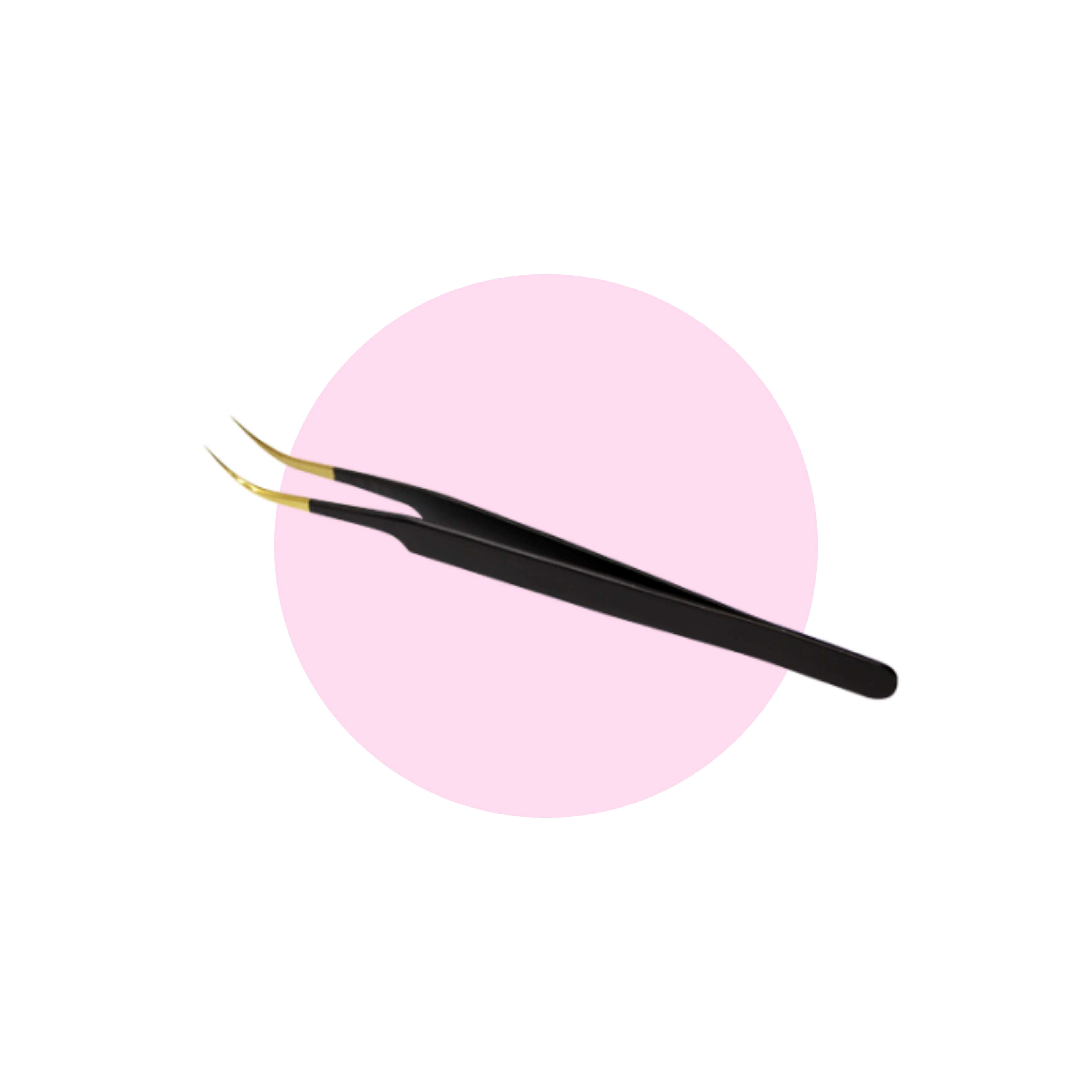 Volume Tweezers Black and Gold